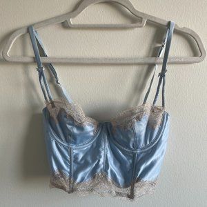 Victoria's secret baby blue corset!